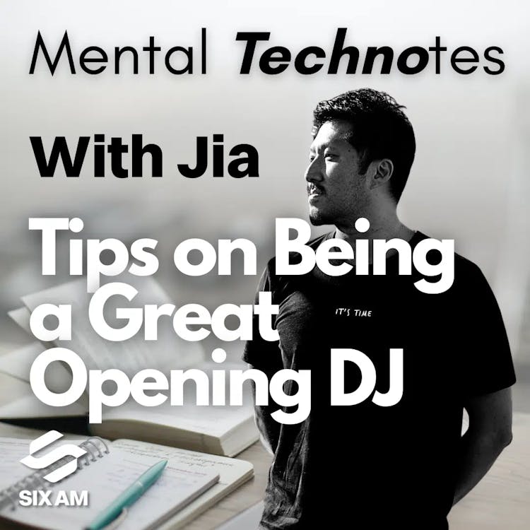 Tips on Being a Great Opening Techno DJ