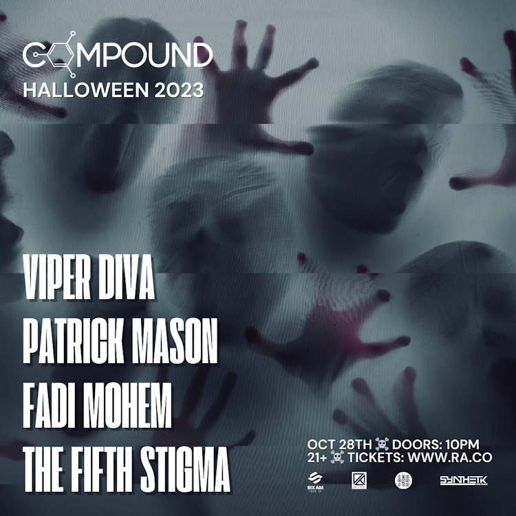 COMPOUND Halloween 2023: Viper Diva, Patrick Mason, Fadi Mohem & The Fifth Stigma